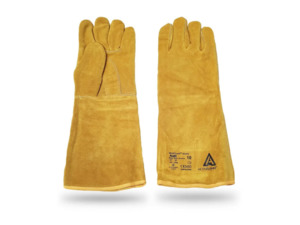 Shrink Wrap Supplies: Premium Leather Welding Gloves Heavy-Duty Heat Protection for Industrial Use