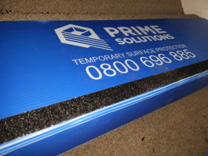 Gallery: Prime Corflute Stair Tread & Riser Protection
