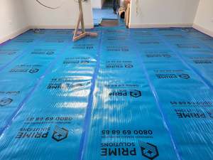 Gallery: Prime Coated Fabric Floor Shield with Foam Backing