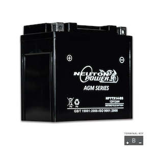Battery: YTX14-BS 12V 12AH POWERSPORT BATTERY