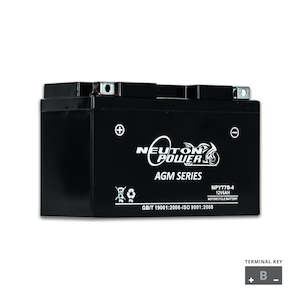 YT7B-4 12V 6AH POWERSPORT BATTERY