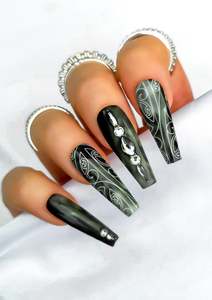 POUNAMU NAIL TRANSFER TATTOOS | DARK