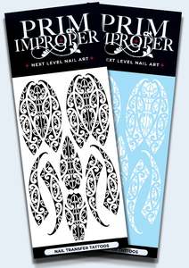 MĀORI NAIL TRANSFER TATTOOS | HINEMOANA | BLACK & WHITE