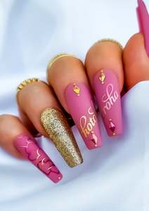 FESTIVAL NAIL FOILS - FAIRY JANE - PINK & GOLD