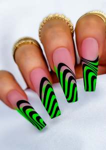 NAIL TRANSFER TATTOOS - TRIP & MIX - BLACK