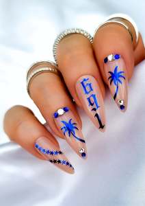 MICRONESIAN NAIL FOILS | CHUUK | BLUE