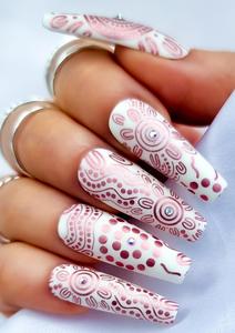 INDIGENOUS AUSTRALIAN NAIL FOILS - BELONGING - PINK