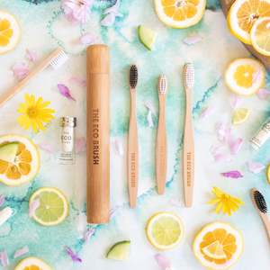 Oral Care: Bamboo Travel Case