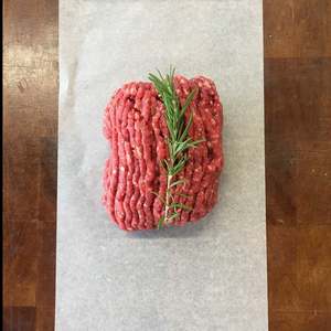 Beef: 100% Premium Chuck Beef Mince