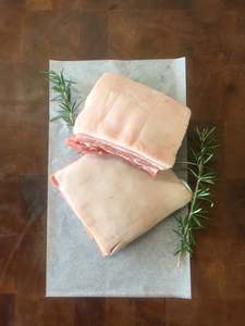 Pork: Free Farmed Pork Belly (bone in)