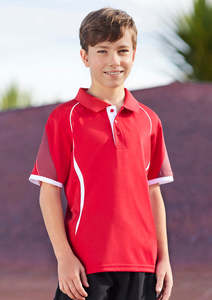 Kids: P405KS Biz Collection Razor Short Sleeve Polo - Kids
