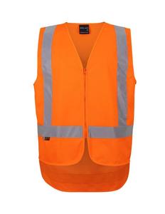 6DVQV JB's NSW/QLD Rail (D+N) Zip X-Back Safety Vest
