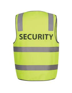Hi Vis Tradewear Vests: 6DNS JB's Hi Vis (D+N) Safety Vest Print (Security/ Staff/ Visitor)