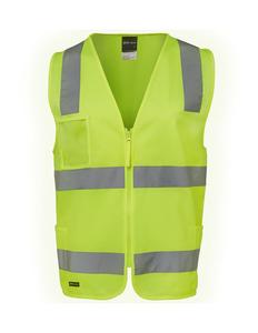 Hi Vis Tradewear Vests: 6DNSZ JB's Hi Vis (D+N) Zip Safety Vest