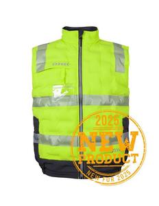 Hi Vis Tradewear Vests: 6DWV JB's Hi Vis (D+N) Graphene Puffer Vest