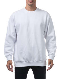 Pro Club: Pro Club Heavyweight Crew Neck Fleece Pullover Sweater (13oz)