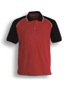 CP0360 Bocini Unisex Three Tone Polo - Adults