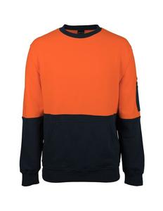 Sweaters: 6HVCM JB's Hi Vis 310 Cotton Crew Neck Fleece