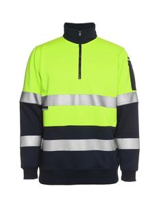 Sweaters: 6HZFS JB's Hi Vis (D+N) 1/2 Zip Fleecy Sweat