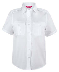 6ESS1 JB's Wear Eqaulette Shirt S/S - Ladies