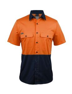 Hi Vis Tradewear Polos Shirts: 6HSWS JB's Hi Vis S/S Stretch Work Shirt