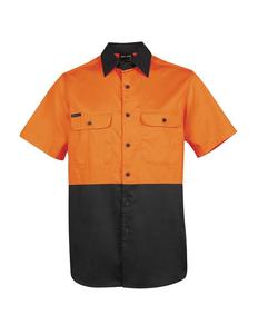 6HWSS JB's Hi Vis S/S 150G Work Shirt