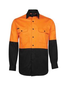 6HWSL JB's Hi Vis L/S 150G Work Shirt