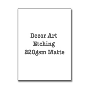 Decor Art Etching 220gsm Matte - Print Art Fine Art Imaging
