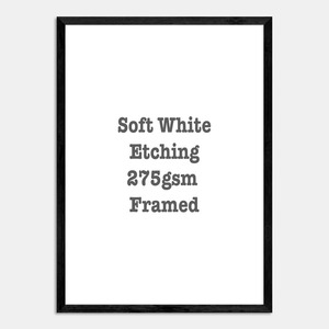 Products: Soft White Etching Framed - Print Art Fine Art Imaging