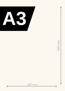 All: A3 BLACK & WHITE