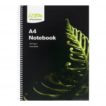 Notebooks: Icon Spiral Notebook A4 Soft cover 120 page - Pack 3