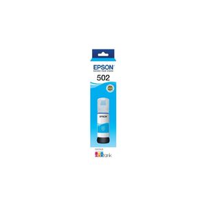 Epson T502 EcoTank cyan ink bottle