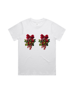 Christmas: Red Mistletoe Tee