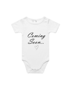 Baby Pregnancy: Coming Soon Infant One-Piece