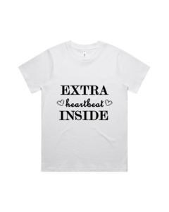 Baby Pregnancy: Extra Heartbeat Inside Tee