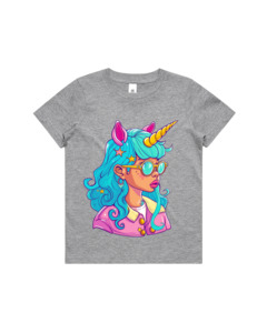 Kids Unicorn Girl Tee