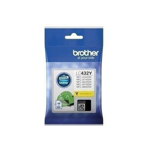 Brother Genuine Ink: Brother LC432 Yellow Ink Cartridge