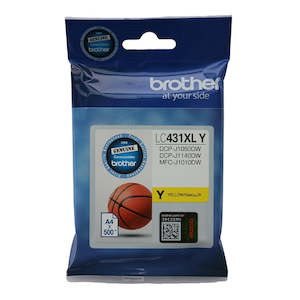 Brother Genuine Ink: Brother LC431XL Yellow HY Ink