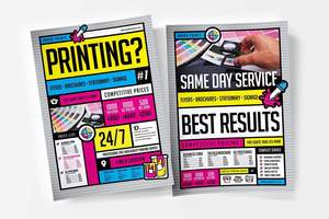 Printing Services: A4 Flyers