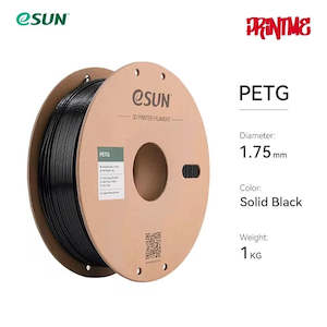 3d Printer Filament: eSUN PETG Solid Black 1.75mm 1kg/2.2lbs