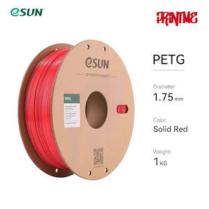 3d Printer Filament: eSUN PETG Solid Red 1.75mm 1kg/2.2lbs