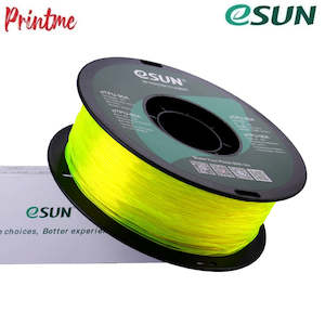 Tpu Filament: eSUN TPU-95A Transparent Yellow 1.75mm 1kg/2.2lbs