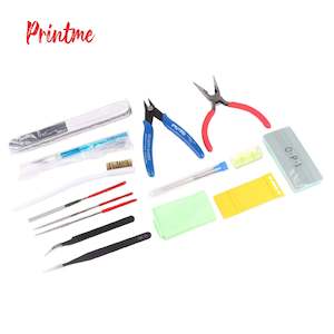 Assorted: 24 Part 3D Printer Maintenance + Cleaning Kit