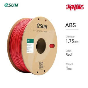 eSUN ABS+ Red 1.75mm 1kg/2.2lbs