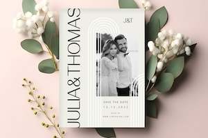 Wedding: SAVE THE DATE A6 CARD