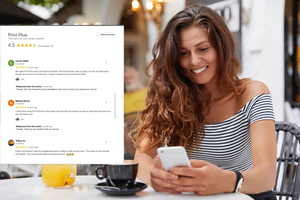 Products: Google Review NFC Tap Cards - PrintPlus