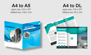 Products: A4 Folded leaflet - PrintPlus