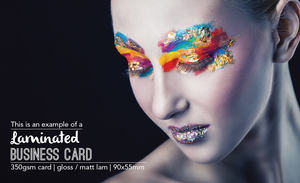 Laminated & Velvet Touch Business cards - 1 Seller - PrintPlus