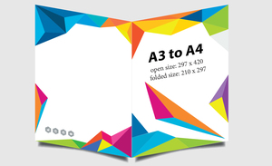 Products: A3 Folding Leaflets & Cards - PrintPlus