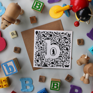 Products: B Card - Prints & Princesses